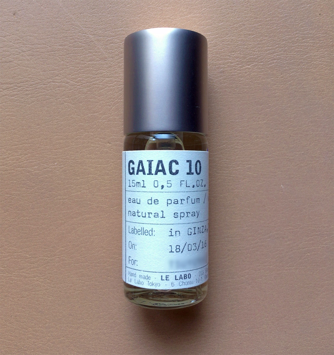 ルラボ LE LABO ガイアック10 GAIAC10 15ml